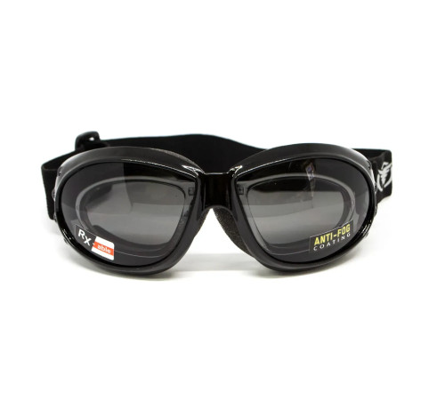 Окуляри захисні з ущільнювачем Global Vision Eliminator RX Anti-Fog, сірі
