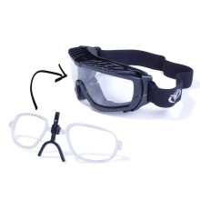 Окуляри захисні з ущільнювачем Global Vision Ballistech-1+RX Anti-Fog, прозорі