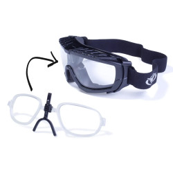 Окуляри захисні з ущільнювачем Global Vision Ballistech-1+RX Anti-Fog, прозорі