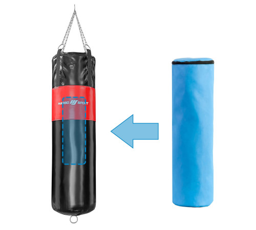 Мішок боксерський посилений Marbo Sport MC-W180|45-EX 180 см, 45 см