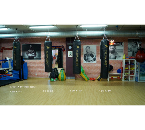 Боксерська груша, мішок 180 x 40 см YAKIMASPORT Боксерська груша, мішок 180 x 40 см YAKIMASPORT