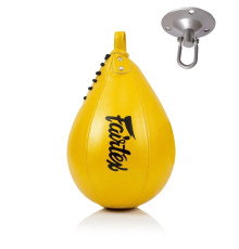 Пневмогруша боксерська з кріпленням Fairtex SB1 діаметр 12 см, жовта