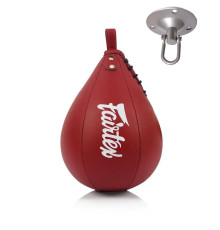 Пневмогруша боксерська з кріпленням Fairtex SB1 діаметр 12 см, червона