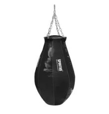 Боксерська груша SportKO GP6 50x100 см / 50 кг - чорна