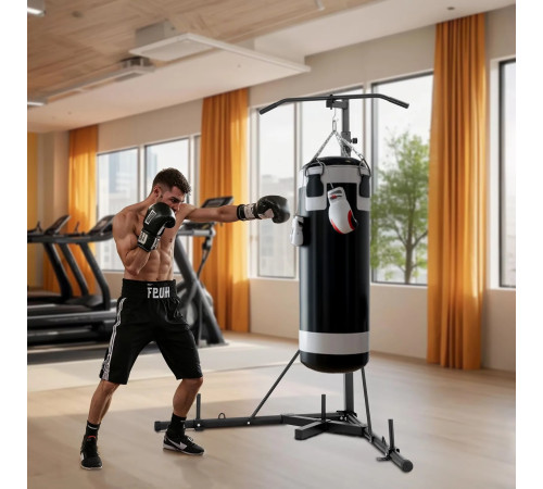 Стійка для боксерського мішка VEVOR, чорна