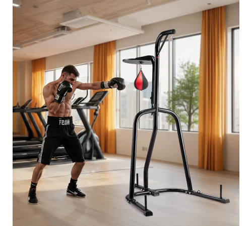 Стійка для боксерського мішка VEVOR, чорна