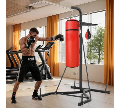 Стійка для боксерського мішка VEVOR, чорна