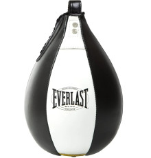 Боксерська груша Everlast 1910 SPEED BAG 22,5 x 15 см, чорно-біла
