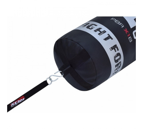 Мішок боксерський RDX Leather 30104, чорно-білий