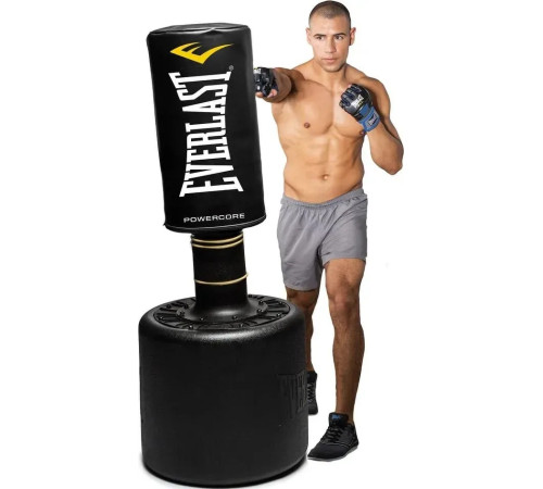 Боксерський мішок з підставкою Everlast POWERCORE FREE STANDING HEAVY BAG, чорний