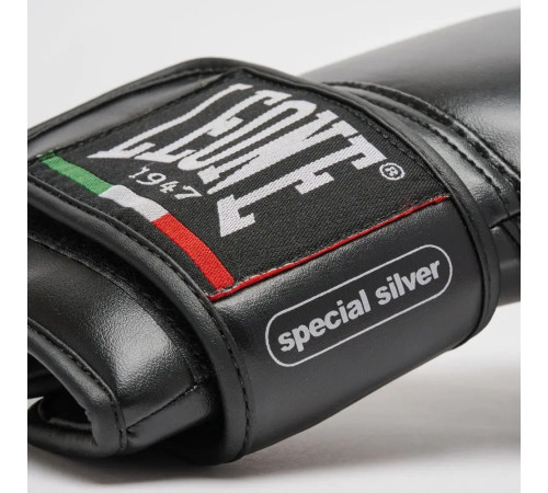 Рукавички боксерські з капою Leone GN383 THUNDER розмір 8 унцій, чорні