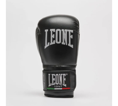 Рукавички боксерські з капою Leone GN383 THUNDER розмір 8 унцій, чорні