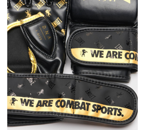 Рукавички MMA Leone DNA XL, чорно-золотисті