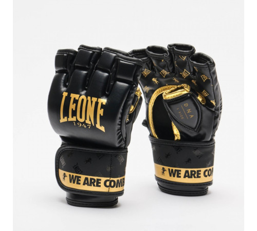 Рукавички MMA Leone DNA XL, чорно-золотисті