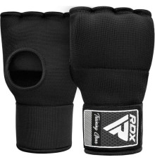 Рукавички-бинти з гелевими подушечками RDX Inner Gel S, чорні