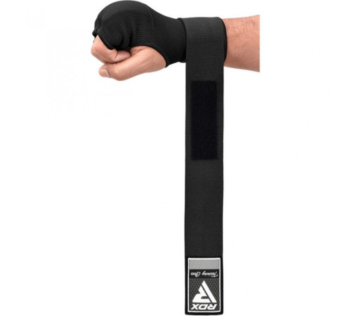 Рукавички-бинти з гелевими подушечками RDX Inner Gel S, чорні