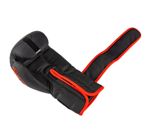 Рукавички боксерські PowerPlay 3024 Ultra Mat розмір 12 унцій, чорно-червоні