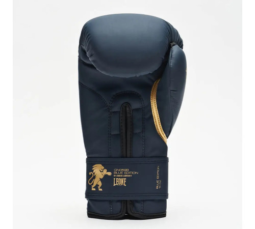 Рукавички боксерські з капою Leone GN059B Edition розмір 14 унцій, темно-сині