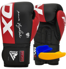 Рукавички боксерські з капою RDX REX F4 RED/BLACK-16 унцій 