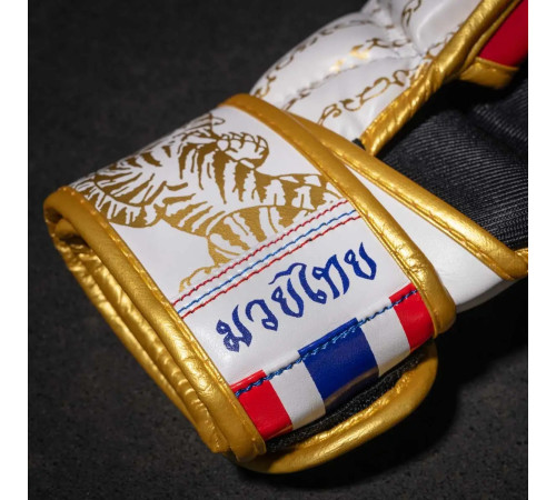 Рукавиці для ММА Phantom Muay Thai розмір L/XL, біло-золотисті