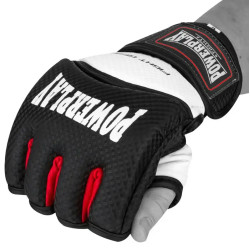Рукавички для MMA PowerPlay 3075 розмір M, чорно-білі
