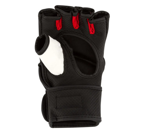 Рукавички для MMA PowerPlay 3075 розмір M, чорно-білі