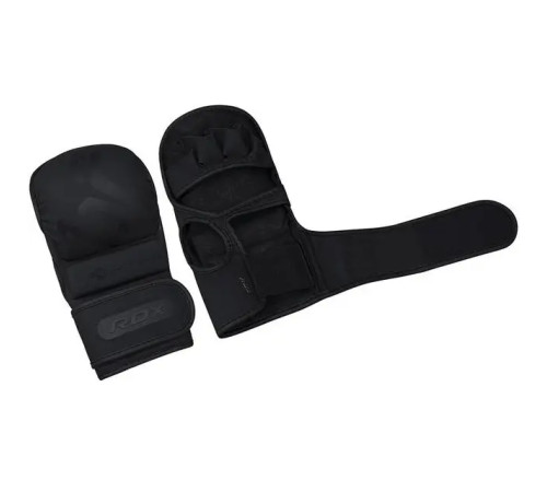 Рукавички греплінгові для ММА RDX T15 Noir Inner Matte розмір M, чорні