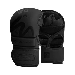 Рукавички греплінгові для ММА RDX T15 Noir Inner Matte розмір M, чорні