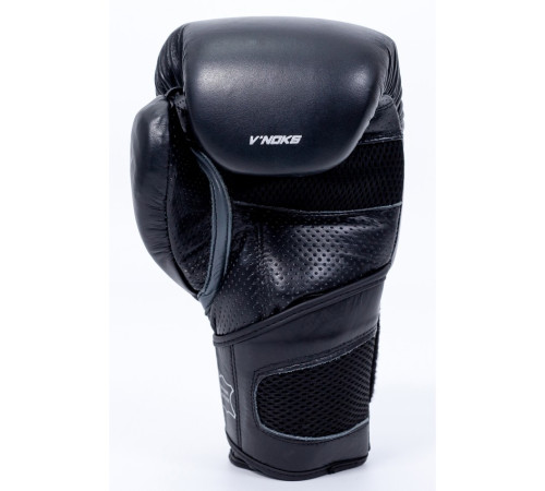 Рукавички боксерські V`Noks Futuro Tec 12 унцій, чорно-білі