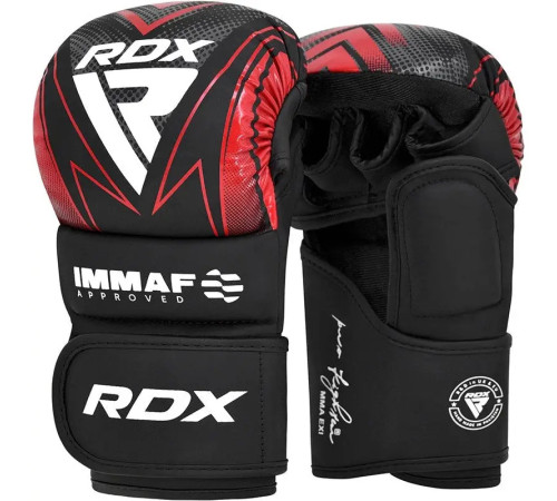 Рукавички греплінгові для ММА RDX розмір XL, червоні