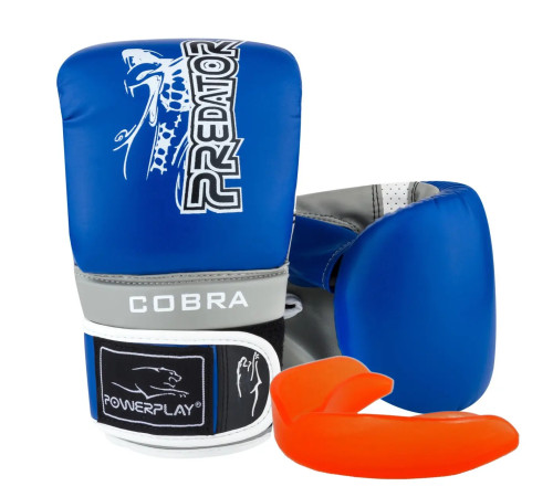 Рукавички снарядні PowerPlay 3038 розмір L, синьо-сірі