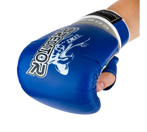 Рукавички снарядні PowerPlay 3038 розмір L, синьо-сірі