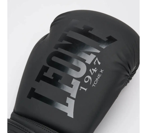 Рукавички боксерські Leone GN058 TONE X розмір 14 унцій, чорні