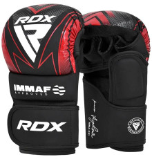 Рукавички греплінгові для ММА RDX розмір L, червоні