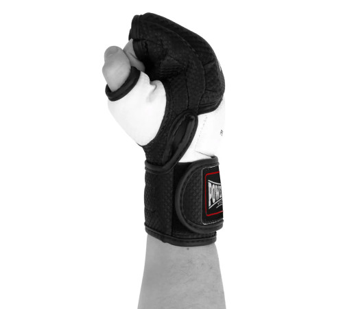 Рукавички для MMA PowerPlay 3075 розмір XL, чорно-білі