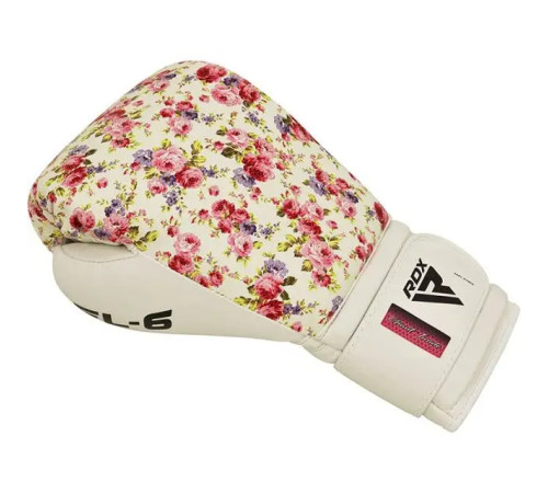 Рукавички боксерські з капою RDX FL-6 розмір 8 унцій, білі