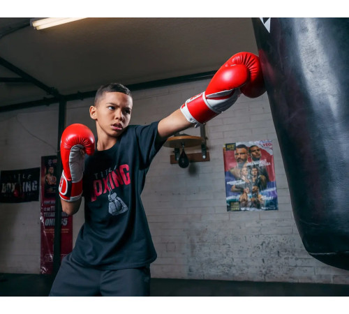 Рукавички боксерські з капою TITLE Classic Pro Style 3.0 розмір 12 унцій, червоно-білі