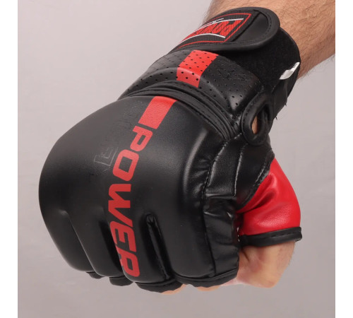 Рукавички для MMA PowerPlay 3093 розмір XL, чорні