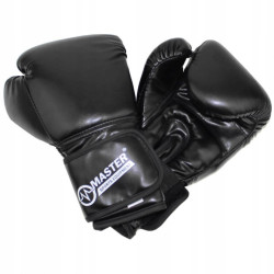 Рукавички боксерські MASTER розмір 8 унцій, чорні