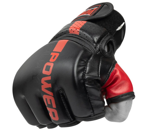 Рукавички для MMA PowerPlay 3093 розмір M, чорні