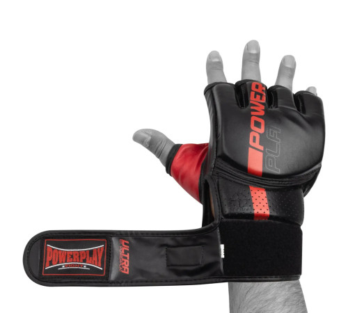 Рукавички для MMA PowerPlay 3093 розмір M, чорні