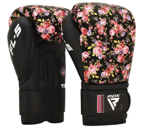 Рукавички боксерські з капою RDX FL-5 розмір 10 унцій, чорні