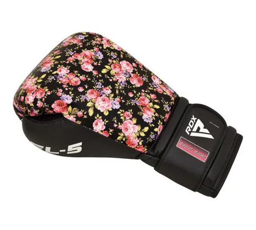 Рукавички боксерські з капою RDX FL-5 розмір 10 унцій, чорні