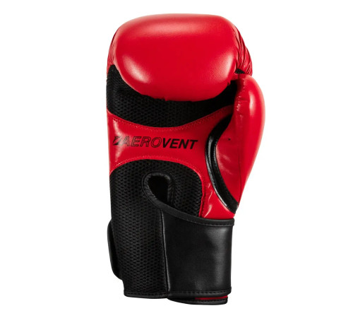 Рукавички боксерські з капою TITLE Boxing Vegan Fitness розмір 8 унцій, чорно-червоні