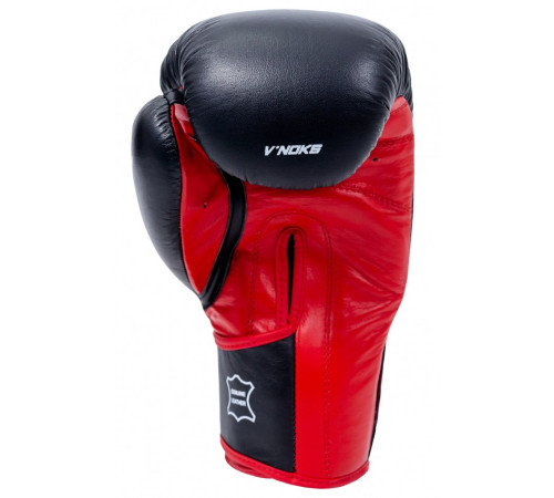 Рукавички боксерські V`Noks Inizio 8 унцій, чорно-червоні