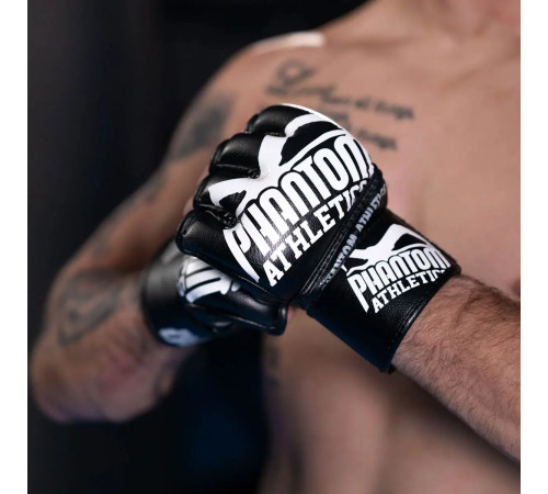 Рукавички для ММА Phantom Blackout розмір S/M, чорні