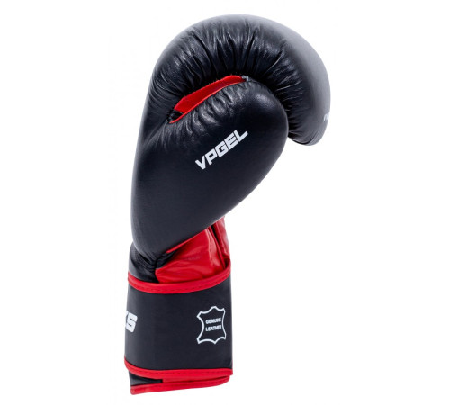 Рукавички боксерські V`Noks Inizio 10 унцій, чорно-червоні