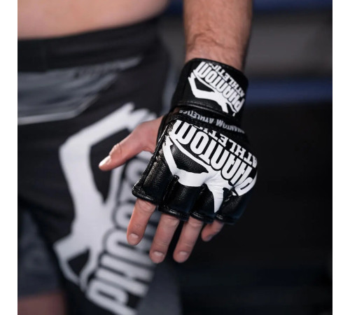 Рукавички для ММА Phantom Blackout розмір L/XL, чорні
