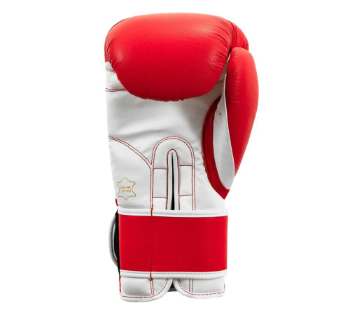 Рукавички боксерські шкіряні з бинтами TITLE Boxing Pro Style 3.0 розмір 16 унцій, червоно-білі