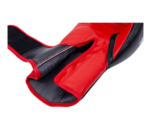 Рукавички боксерські V`Noks Inizio 12 унцій, чорно-червоні